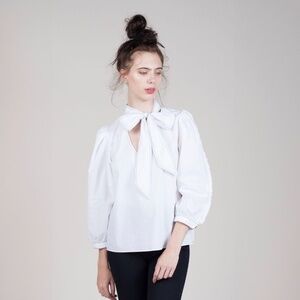 Ulla Johnson  Julie Blouse/  blanc / Size 6